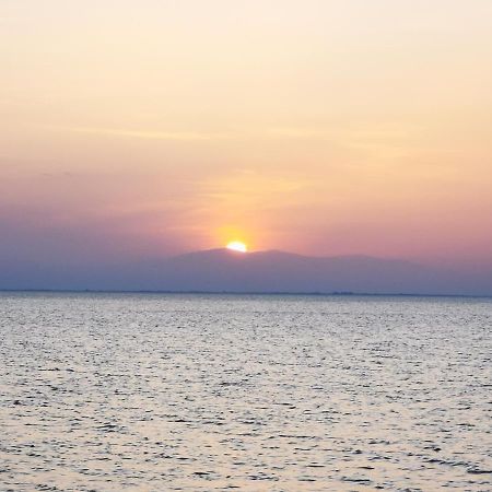 Pure Bliss Luxury Beachfront Apartment With Panoramic Sea Views, Electric Bbq, Gym Equipment And More Hagia Triada Exterior foto